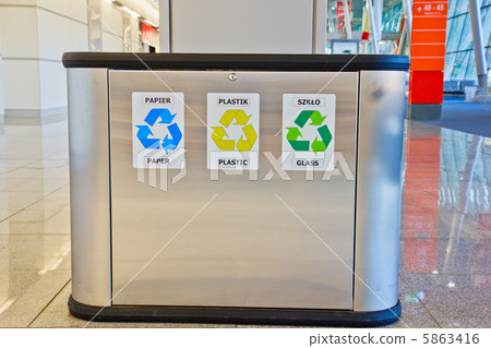Trash Containers for Garbage Separation Trash Containers for Garbage Separation 5863416