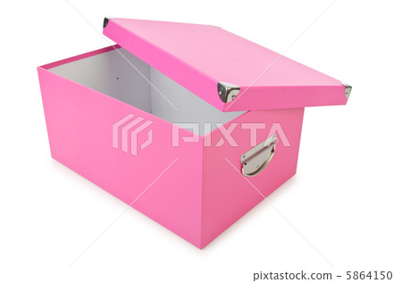 Pink giftboxes isolated on white Pink giftboxes isolated on white 5864150