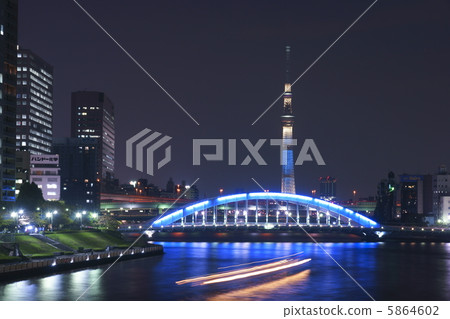 東京天空樹·志和永井橋 5864602