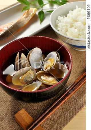 Clam miso soup Clam miso soup 5866103