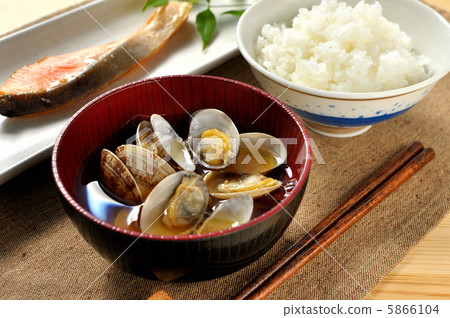 Clam miso soup Clam miso soup 5866104