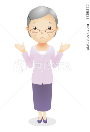 Old girl illustration 5866353