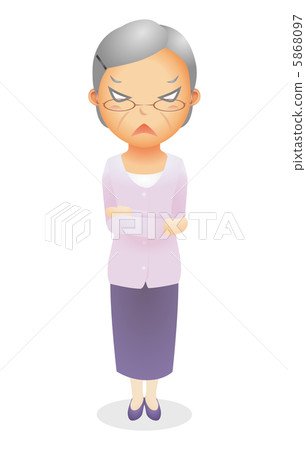 Old girl illustration 5868097