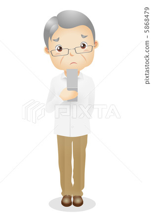 一個老男性例證 5868479