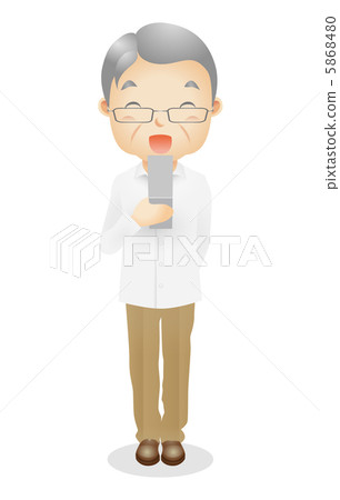 一個老男性例證 一個老男性例證 5868480
