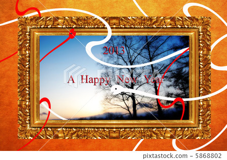 New year's card New year's card 5868802