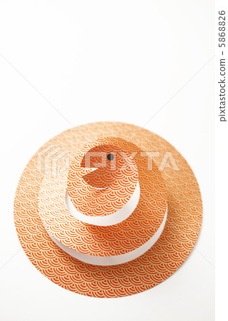 Serpent cut out from Chiyogami Serpent cut out from Chiyogami 5868826