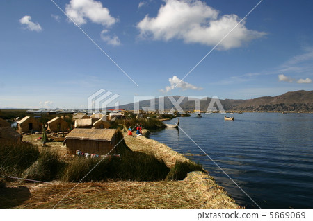 Ukishima Uros off the Lake Titicaca 5869069