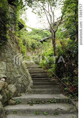 Stone steps of Onomichi 5869757