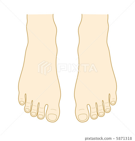 Instep of the foot 5871318