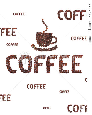 Brown roasted coffee beans Brown roasted coffee beans 5875436