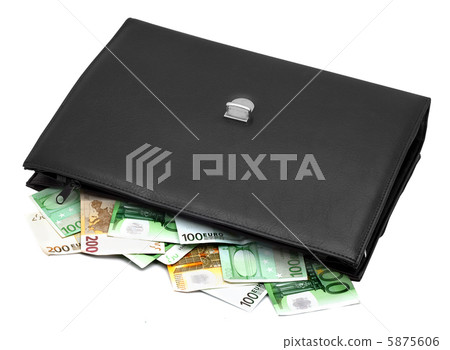Briefcase with money Briefcase with money 5875606