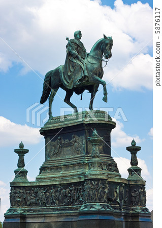 Equestrian Statue of King John of Saxony in Dresden, Germany Equestrian Statue of King John of Saxony in Dresden, Germany 5876117