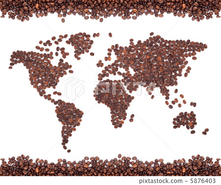 Coffee map Coffee map 5876403
