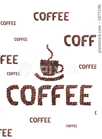Brown roasted coffee beans Brown roasted coffee beans 5877296