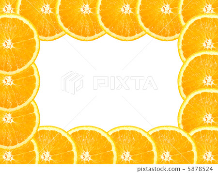 Abstract frame with cross of orange Abstract frame with cross of orange 5878524