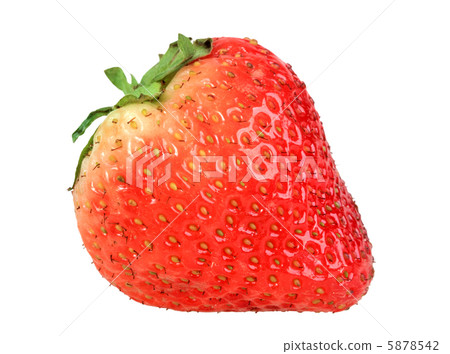 Single red strawberry 5878542