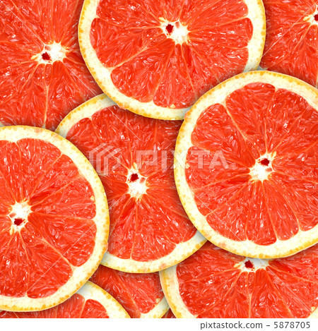 Background with citrus-fruit of grapefruit slices 5878705