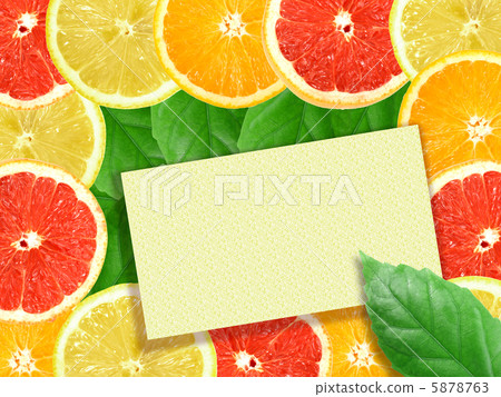 Abstract background of citrus slices 5878763