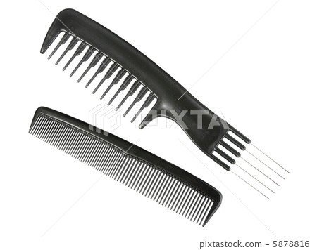 Two black professional combs. Two black professional combs. 5878816