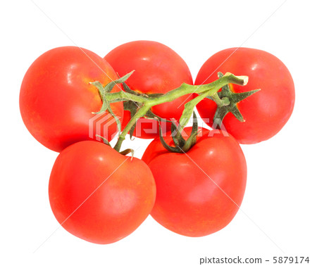 Bunch with red tomatos 5879174