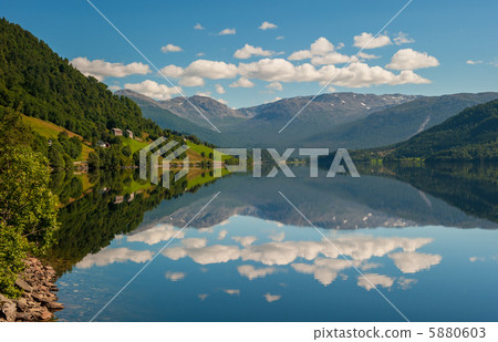 View of Oppheimsvatnet, Voss, Norway 5880603