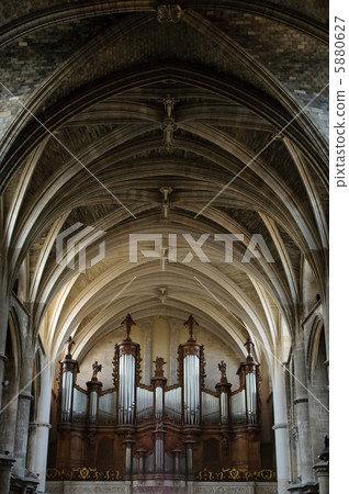 Dome of gothic cathedral 5880627