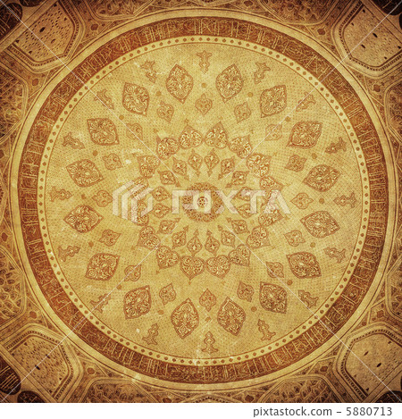 gringe background with oriental ornaments . gringe background with oriental ornaments . 5880713