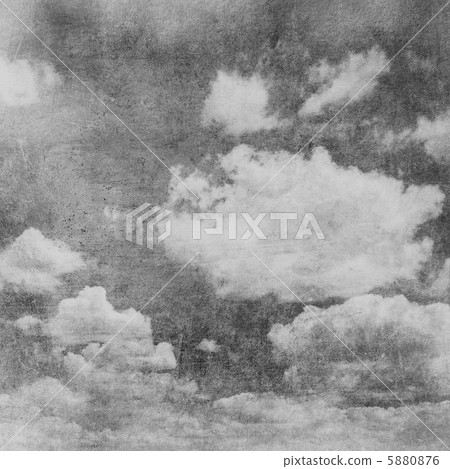 retro image of cloudy sky 5880876