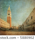 Vintage image of Piazza San Marco 5880902