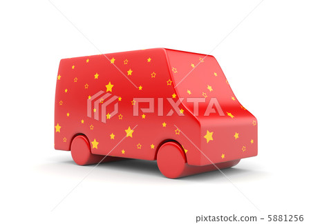 Van in stars. Christmas edition 5881256