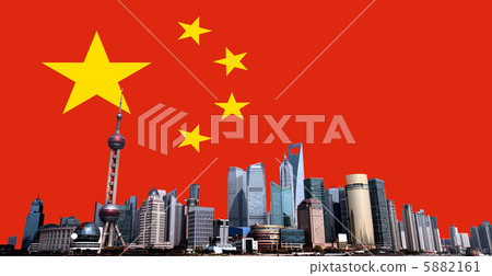 Shanghai Band and the Chinese flag Shanghai Band and the Chinese flag 5882161