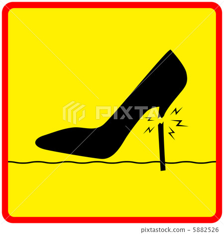 High Heels Attention (ground) - 10 - Stock Illustration [5882526