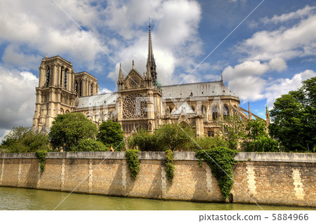 Notre Dame de Paris Cathedral. Notre Dame de Paris Cathedral. 5884966