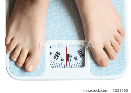 Feet On Scale Feet On Scale 5885560