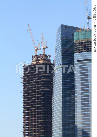 Construction of modern buildings Construction of modern buildings 5885565