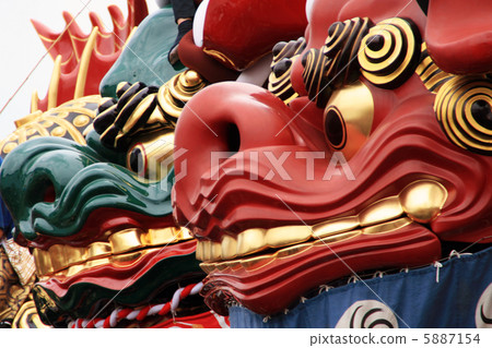 Karatsu kunchi red lion blue lion 5887154