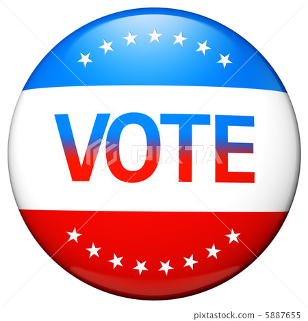 Vote election campaign badge Vote election campaign badge 5887655
