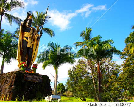 希洛的Kamehameha大雕像 5888777