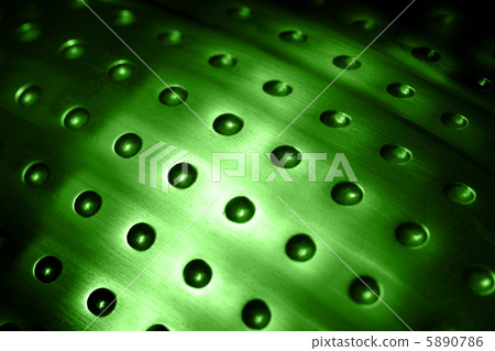 spherical metal green surface background with holes spherical metal green surface background with holes 5890786