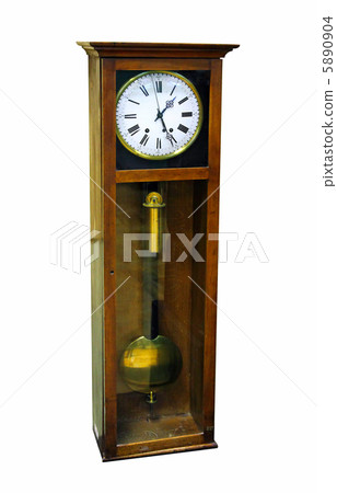 old wooden pendulum clock 5890904