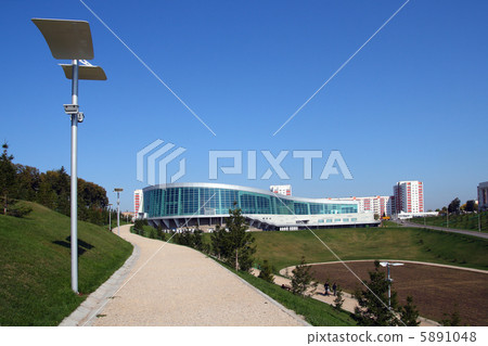view on congress-hall in Ufa Russia 5891048