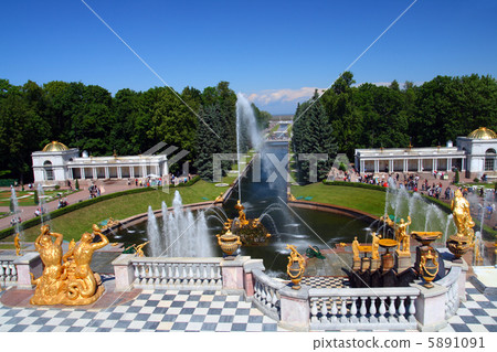 petergof park in Saint Petersburg Russia petergof park in Saint Petersburg Russia 5891091