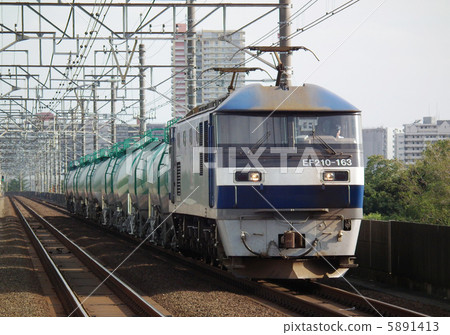 貨運列車EF 210 Tank Kamigawahama海灘站 貨運列車EF 210 Tank Kamigawahama海灘站 5891413