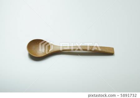 Wood grain spoon 5891732