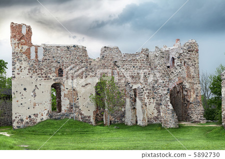 Medieval castle ruins 5892730