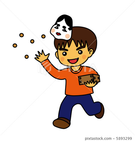 A boy popping beans 5893299