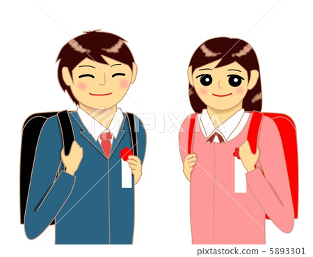 小學女生和男生 小學女生和男生 5893301