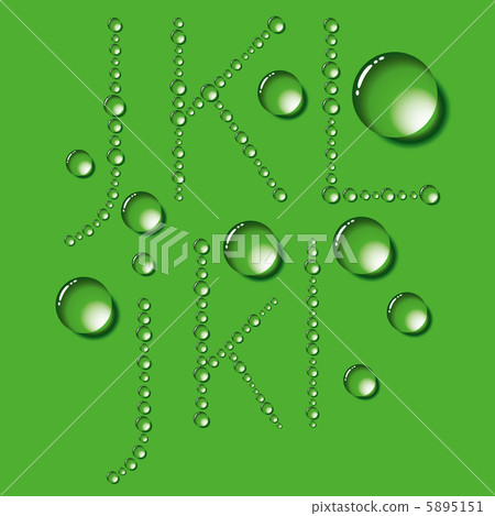 Water Drops Letters 5895151