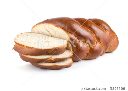 Chunks of sweet bread isolated 5895306